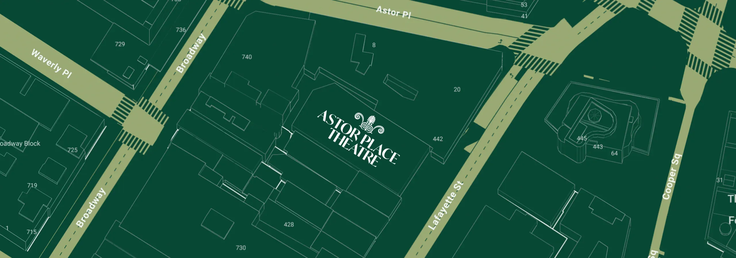 Astor Place Theatre - Map